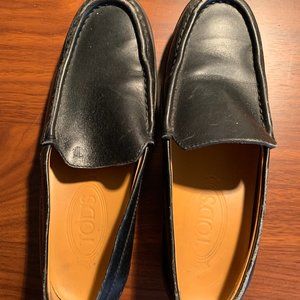Tod's Driving Shoes Black Size 35